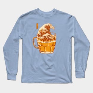 The Great Wave of Craft Beer Long Sleeve T-Shirt